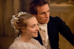 Cosette, the daughter of Fantine with newly-wed Marius (Eddie Redmayne).